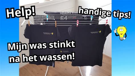 Help, mijn was stinkt na wassen! .